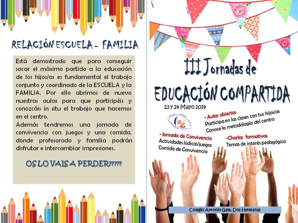 Col. Antonio Gala - III Jornadas de Educación Compartida