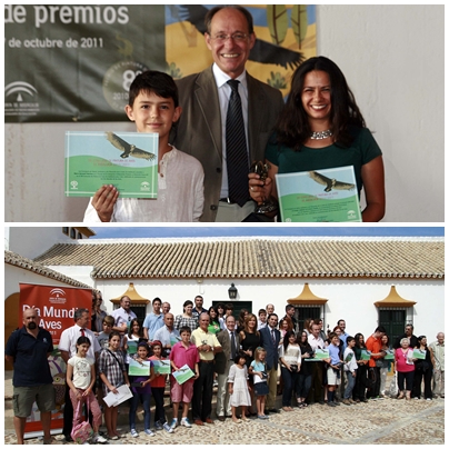 Primer premio de la Categoría A en el VIII Concurso de Pintura de Aves de Andalucía 2010/2011